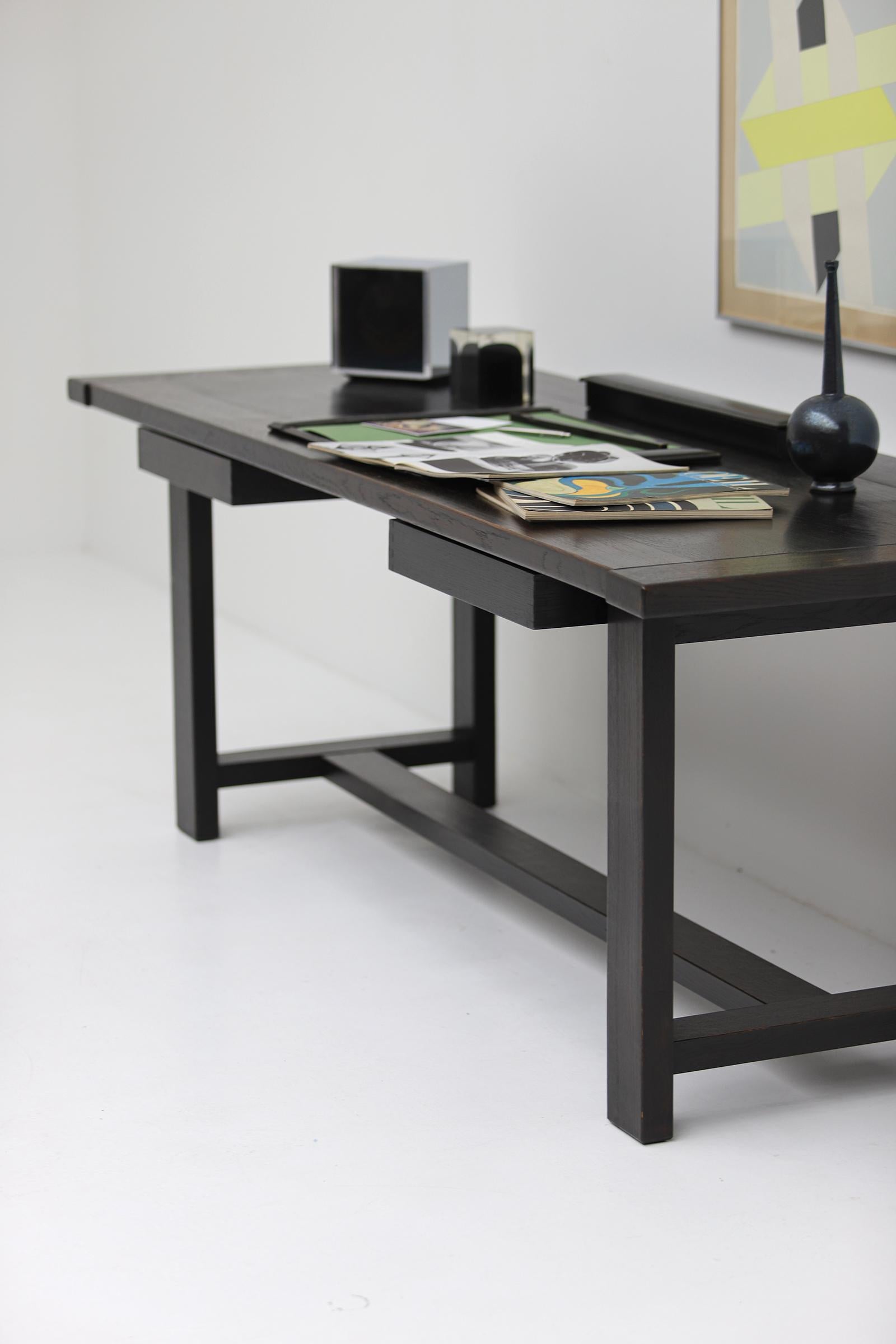 1969 Table de salle à manger / bureau conçu par J. Batenburg pour Mi Belgium, 1968 en vente 5