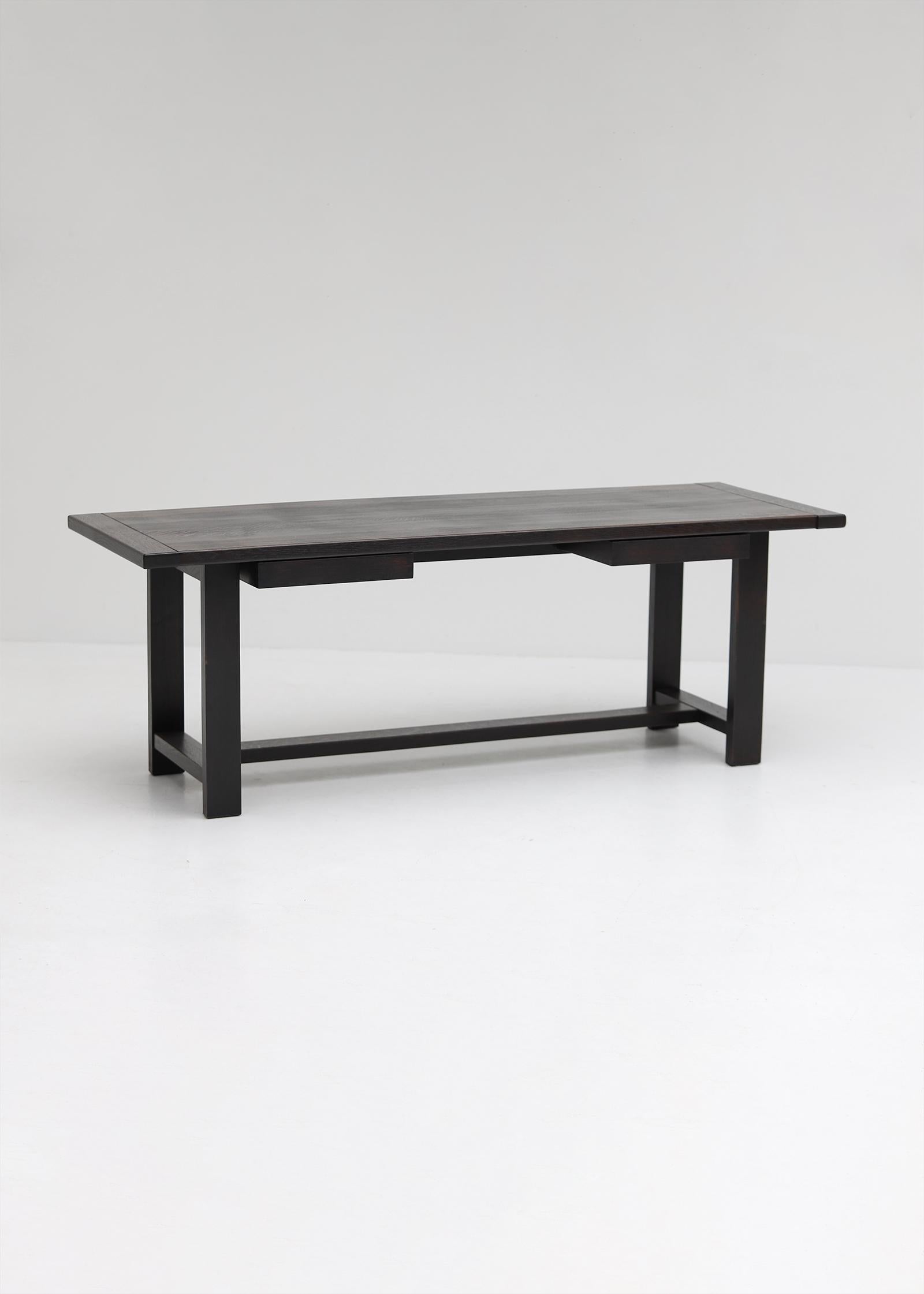 1969 Table de salle à manger / bureau conçu par J. Batenburg pour Mi Belgium, 1968 en vente 7