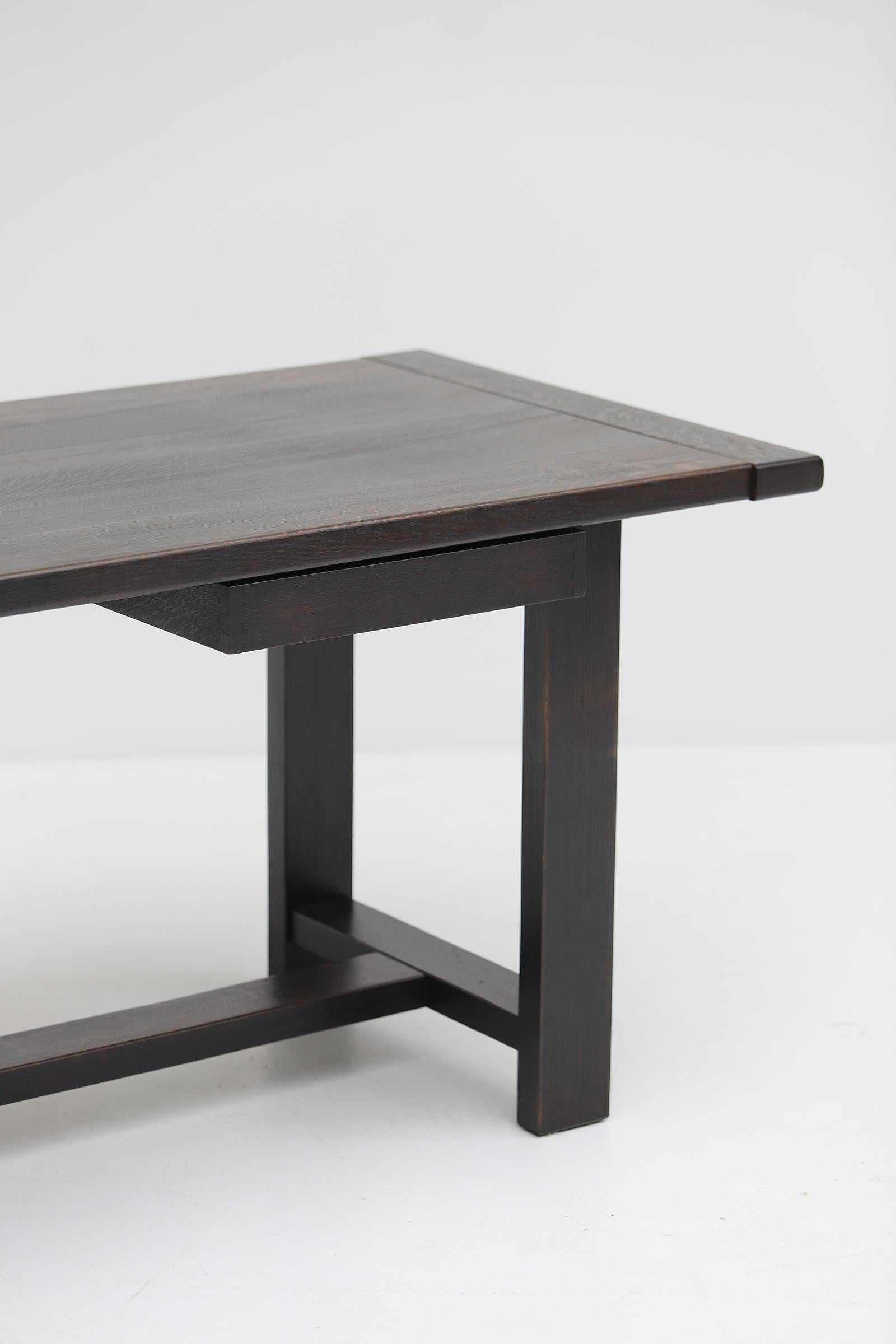 1969 Table de salle à manger / bureau conçu par J. Batenburg pour Mi Belgium, 1968 en vente 8