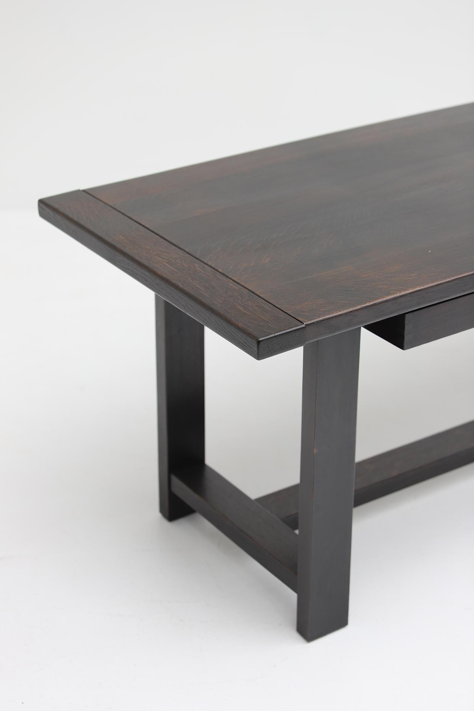 1969 Table de salle à manger / bureau conçu par J. Batenburg pour Mi Belgium, 1968 en vente 9