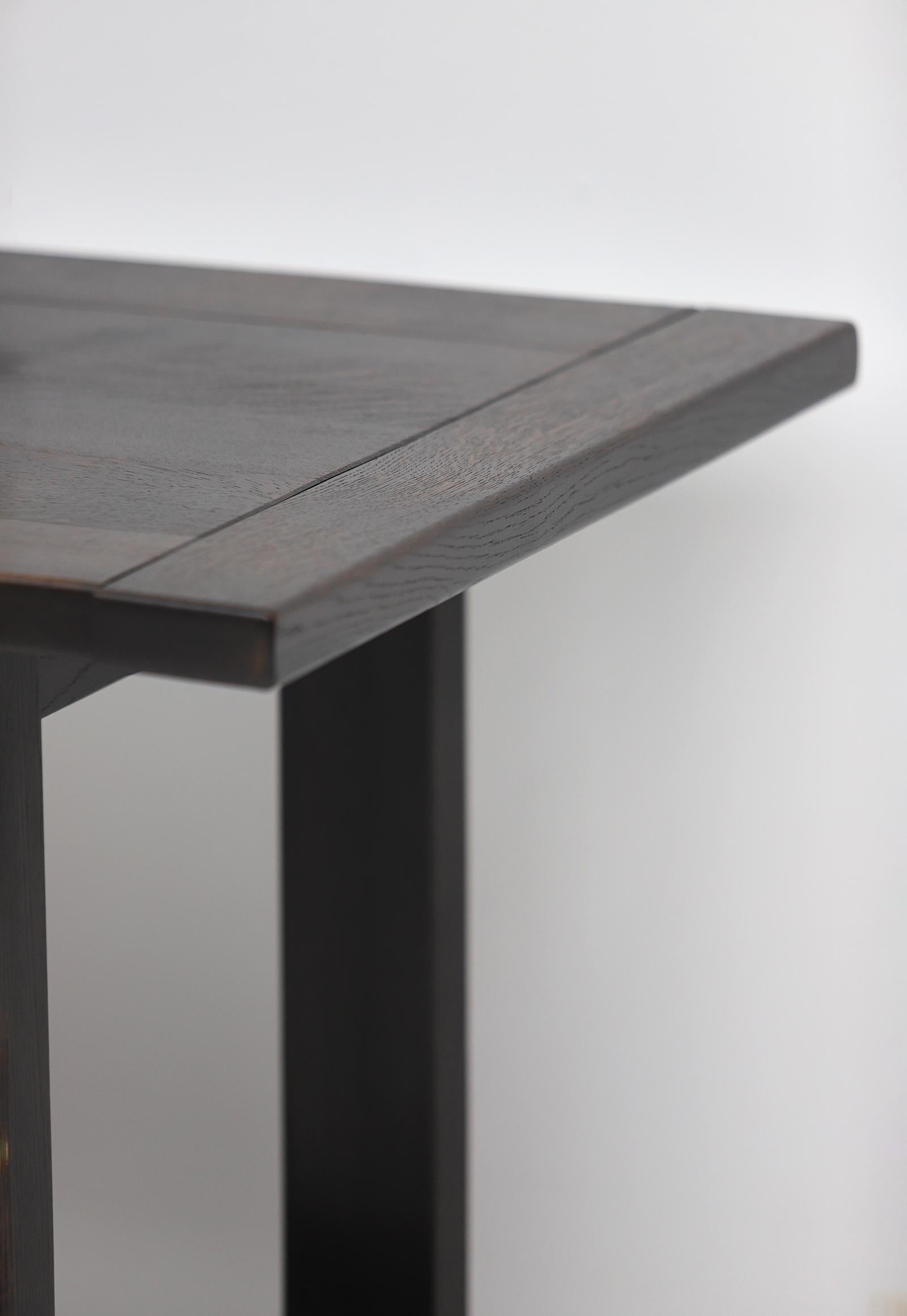 Bois 1969 Table de salle à manger / bureau conçu par J. Batenburg pour Mi Belgium, 1968 en vente