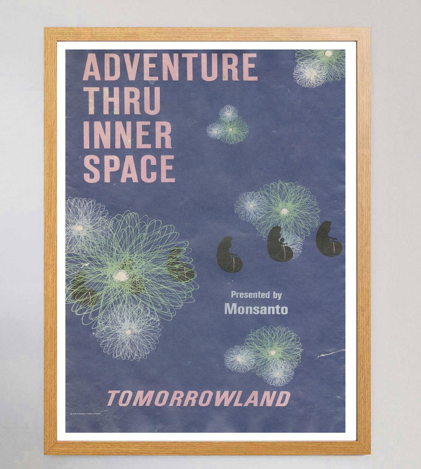 Mid-Century Modern 1969 Disneyland - Adventure Thru Inner Space Original Vintage Poster For Sale
