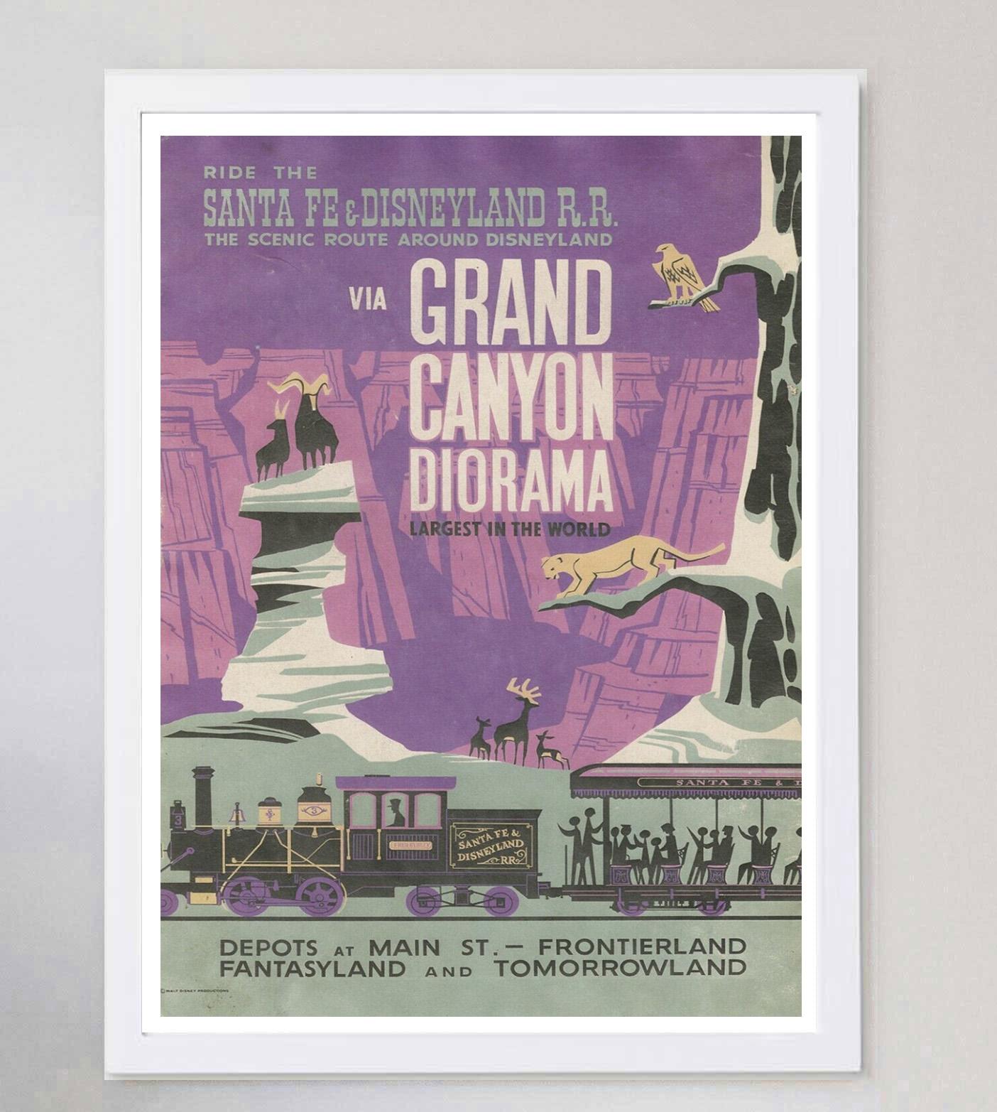 Original-Vintage-Poster, Disneyland – Grand Canyon Diorama, 1969 (amerikanisch) im Angebot