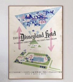 1969 Disneyland Hotel Original Vintage Poster