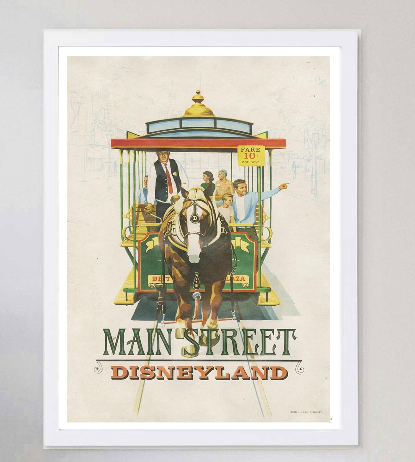 American 1969 Disneyland - Main Street Original Vintage Poster For Sale