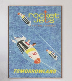 1969 Disneyland - Rocket Jets - Tomorrowland Original Vintage Poster