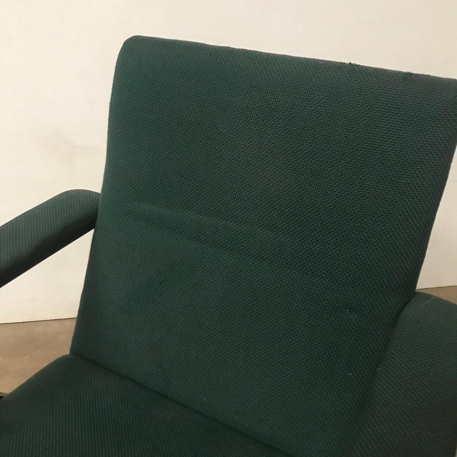1969 Friso Kramer, Ahrend de Cirkel Repose Lounge Armchair Green Upholstery For Sale 7