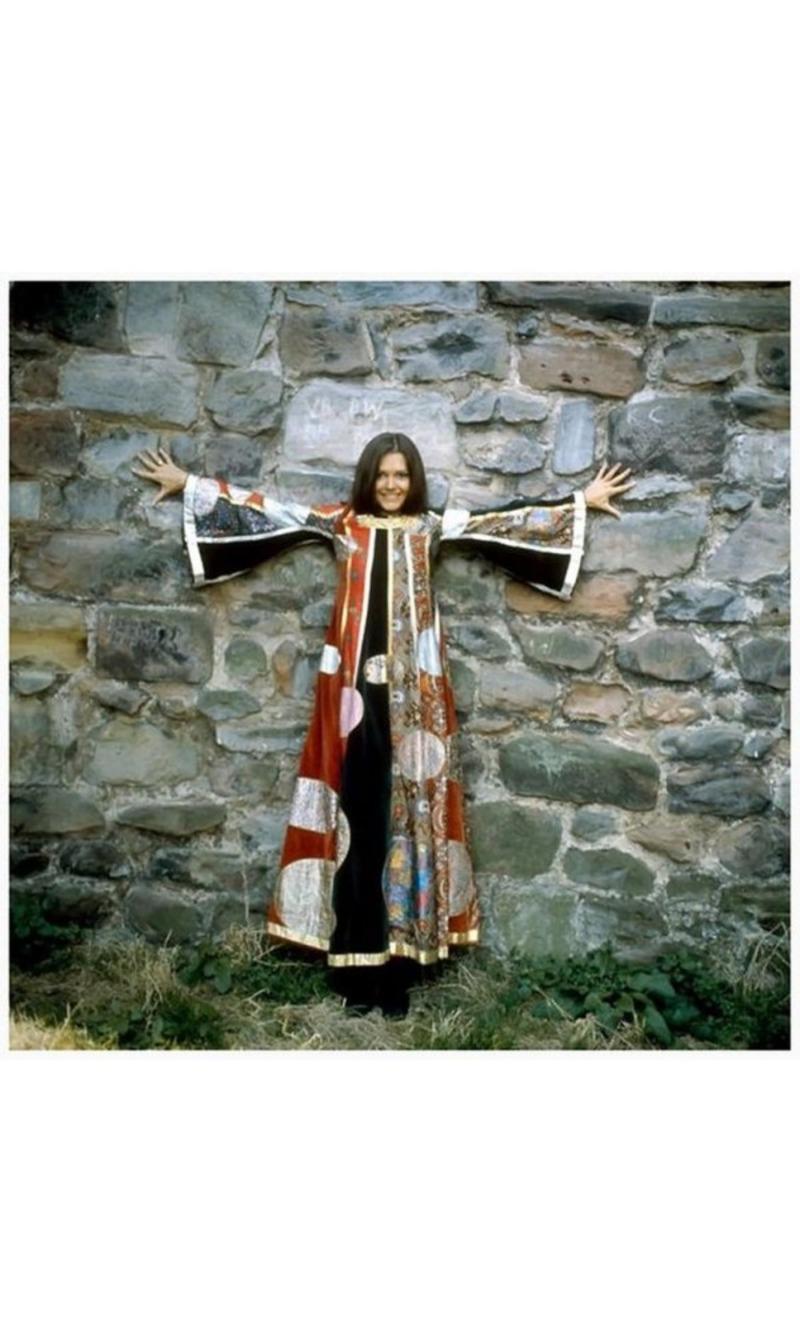 1969 GIORGIO DI SANT' ANGELO 'Klimt' patchwork dress 11