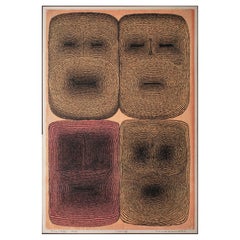 1969 Stampa grafica su legno di Tomio Kinoshita, Giappone