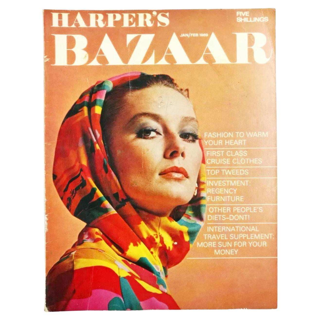 1969 Harper's Bazaar Magazine Britische Ausgabe von Colin Glascoe