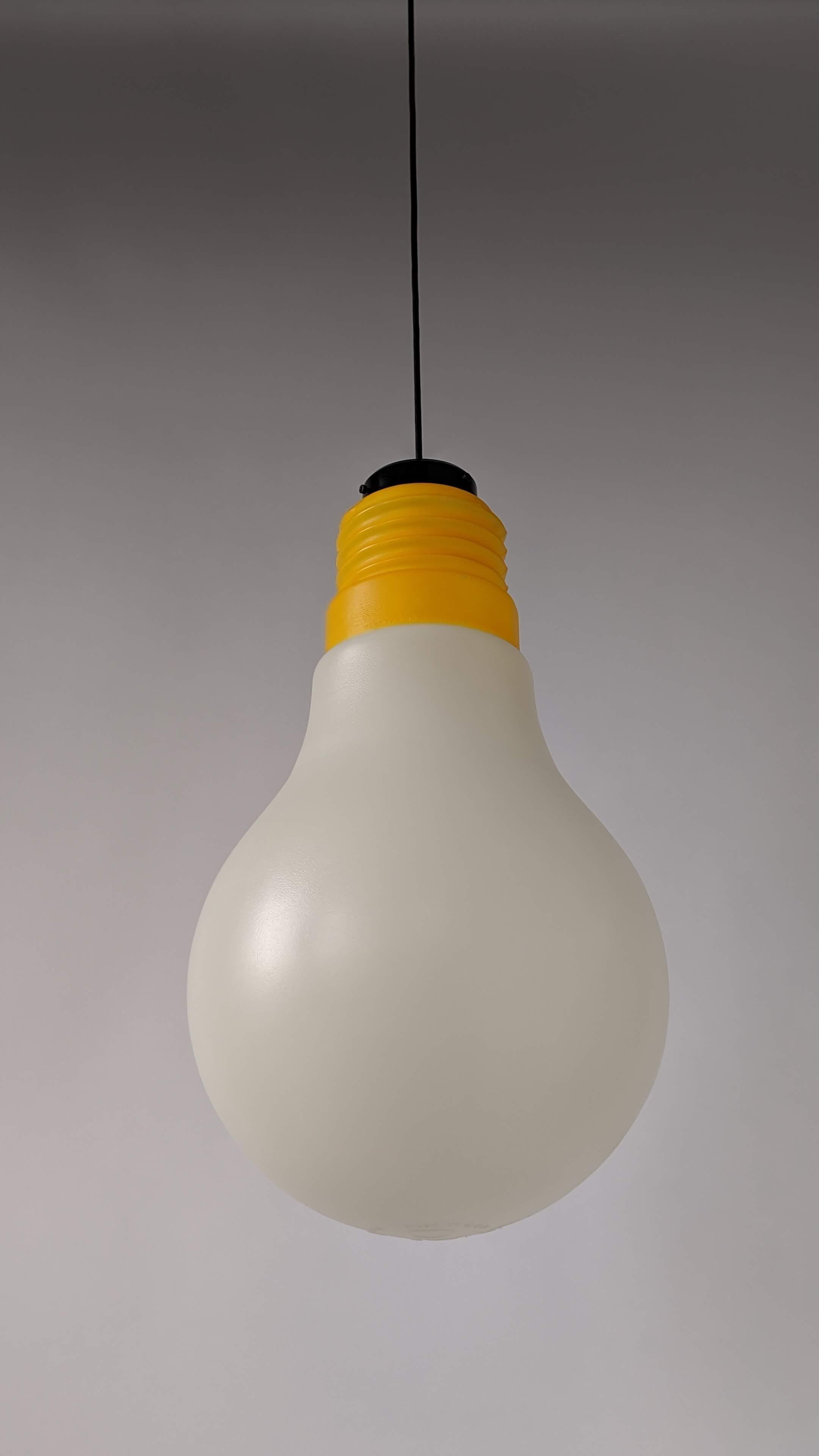 1969 Ingo Maurer Plastic Light Bulb Pendant, USA 2
