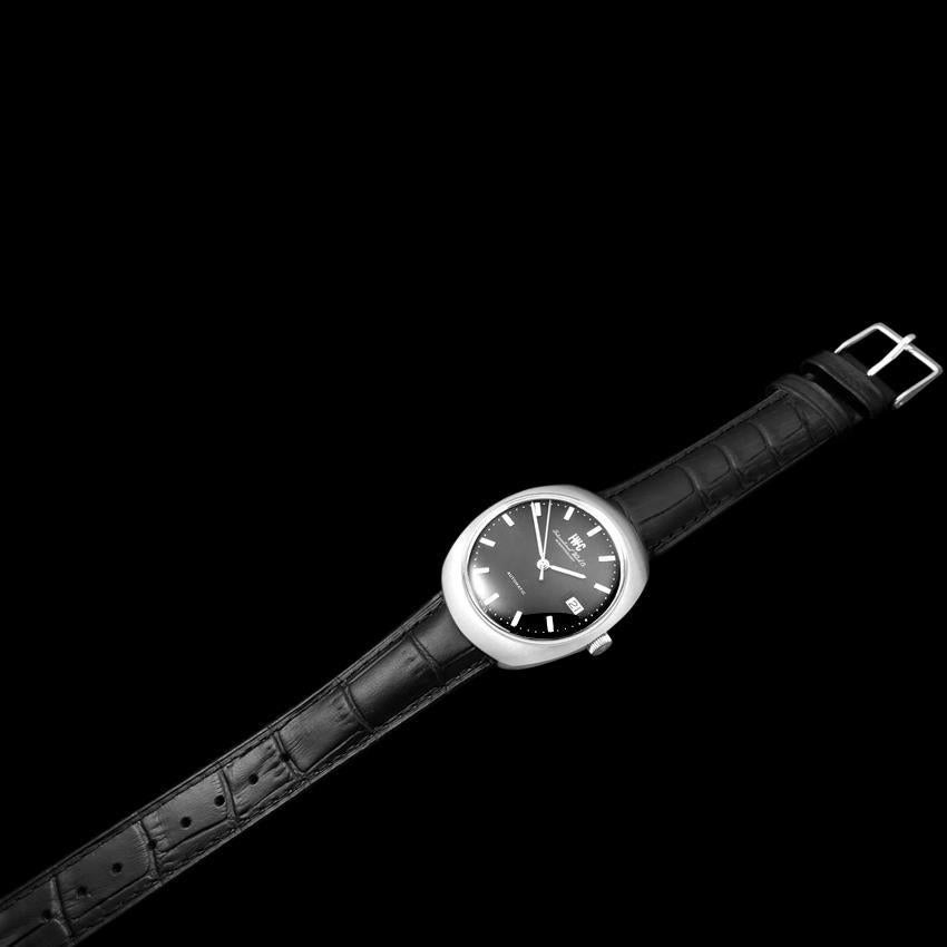 1969 IWC Vintage Herrenuhr in voller Größe, Kal. 8541B Pellaton Automatik mit Datum im Angebot 8