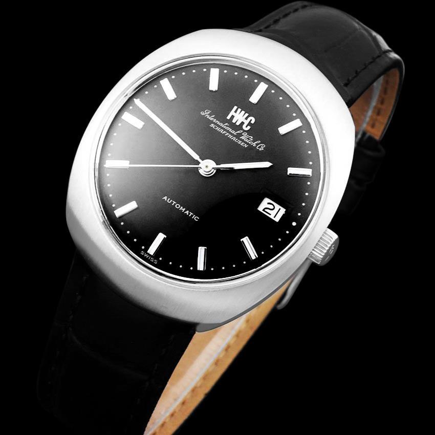 1969 IWC Vintage Herrenuhr in voller Größe, Kal. 8541B Pellaton Automatik mit Datum im Zustand „Gut“ im Angebot in Suwanee, GA