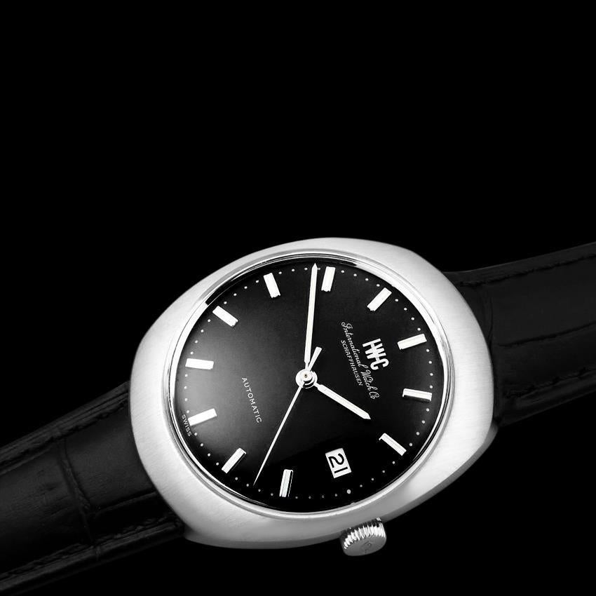 1969 IWC Vintage Herrenuhr in voller Größe, Kal. 8541B Pellaton Automatik mit Datum im Angebot 2
