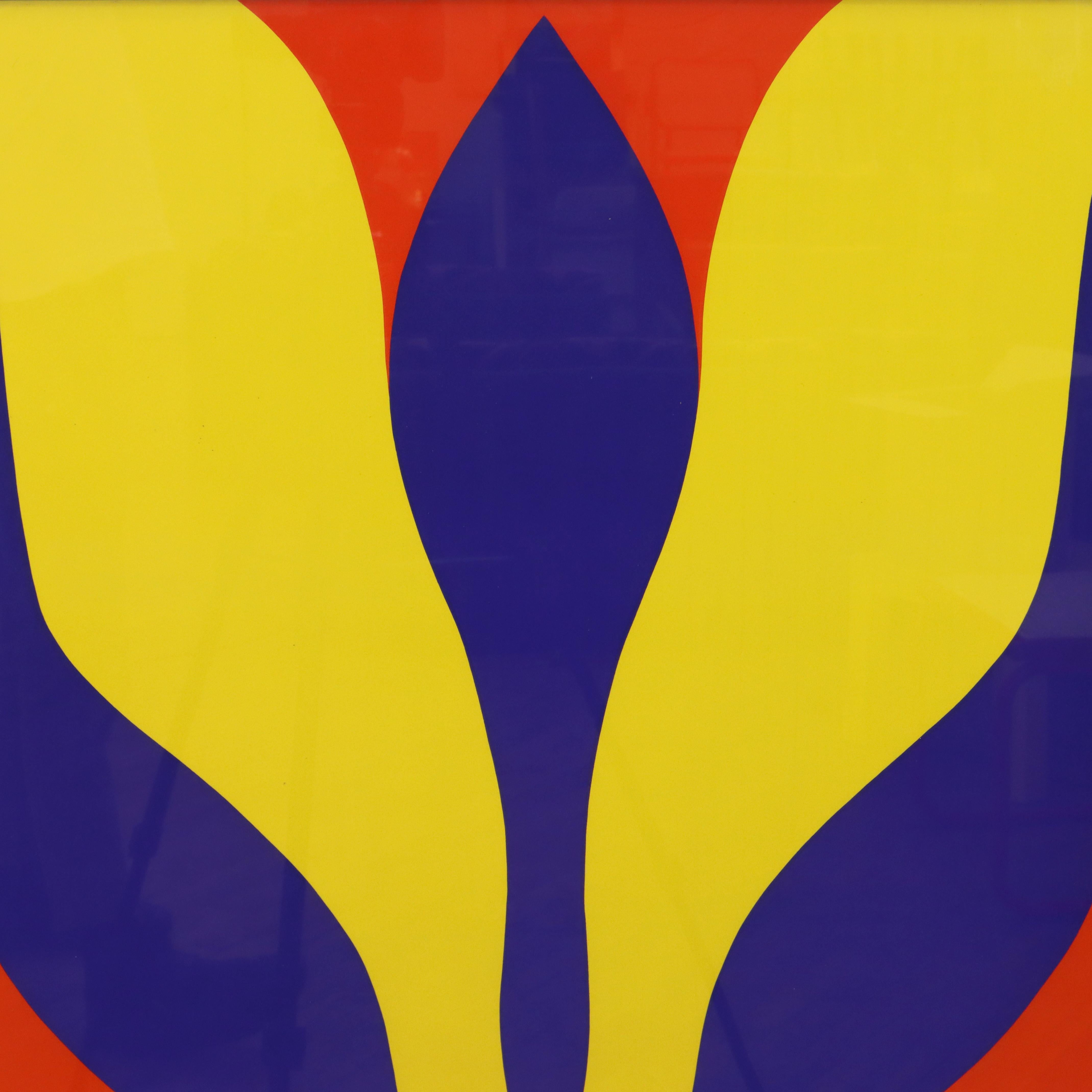 Affiche de Jack Youngerman pour The New School, 1969 Bon état à Oakland, CA