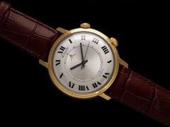 1969 Jaeger-LeCoultre Vintage Mens Memovox Alarm Reveil, Automatic - 14K Gold