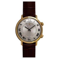 1969 Jaeger-LeCoultre Vintage Mens Memovox Alarm Reveil, Automatic - 14K Gold