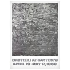 1969 Jasper Johns - Castelli at Dayton's Original Vintage Poster