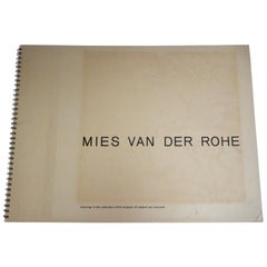 1969 Ludwig Mies van der Rohe/ Folio of Architectural Drawings/MOMA