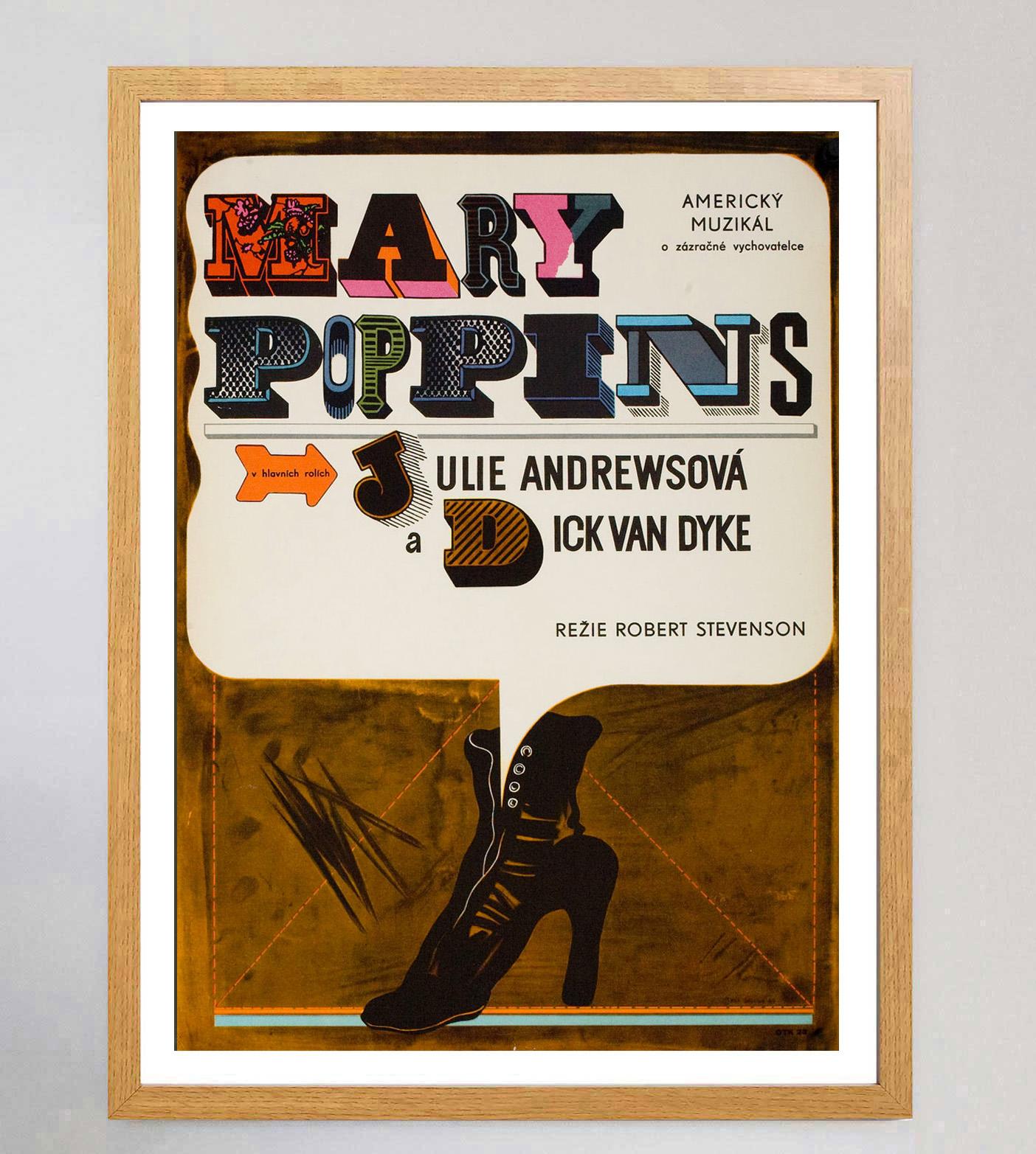 Ceco 1969 Mary Poppins (Repubblica Ceca) Poster originale d'epoca in vendita