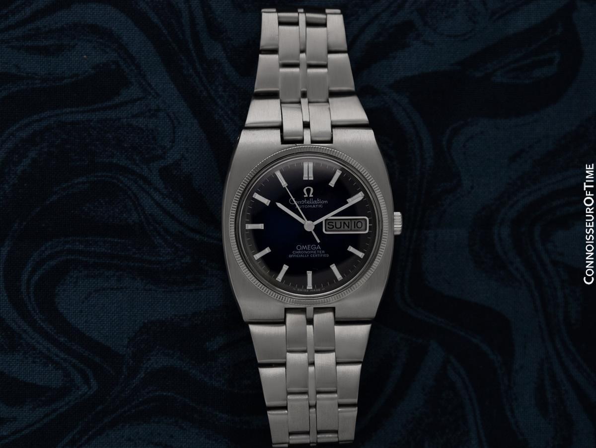 1969 Omega Constellation Vintage Mens Large Automatic Chronometer Watch In Excellent Condition For Sale In Suwanee, GA