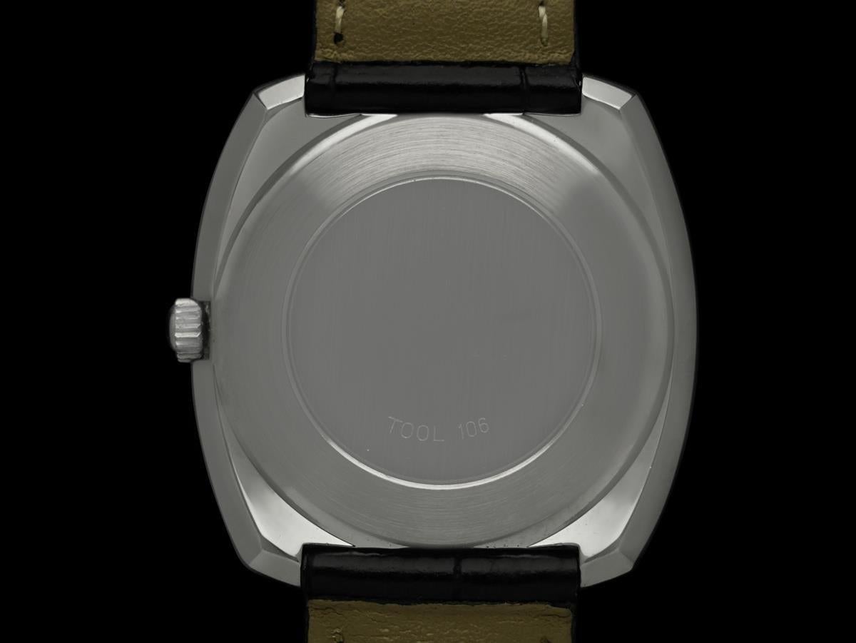 1969 Omega De Ville Uomo Dimensione intera Orologio Retro Data Giorno - Acciaio inossidabile in vendita 3
