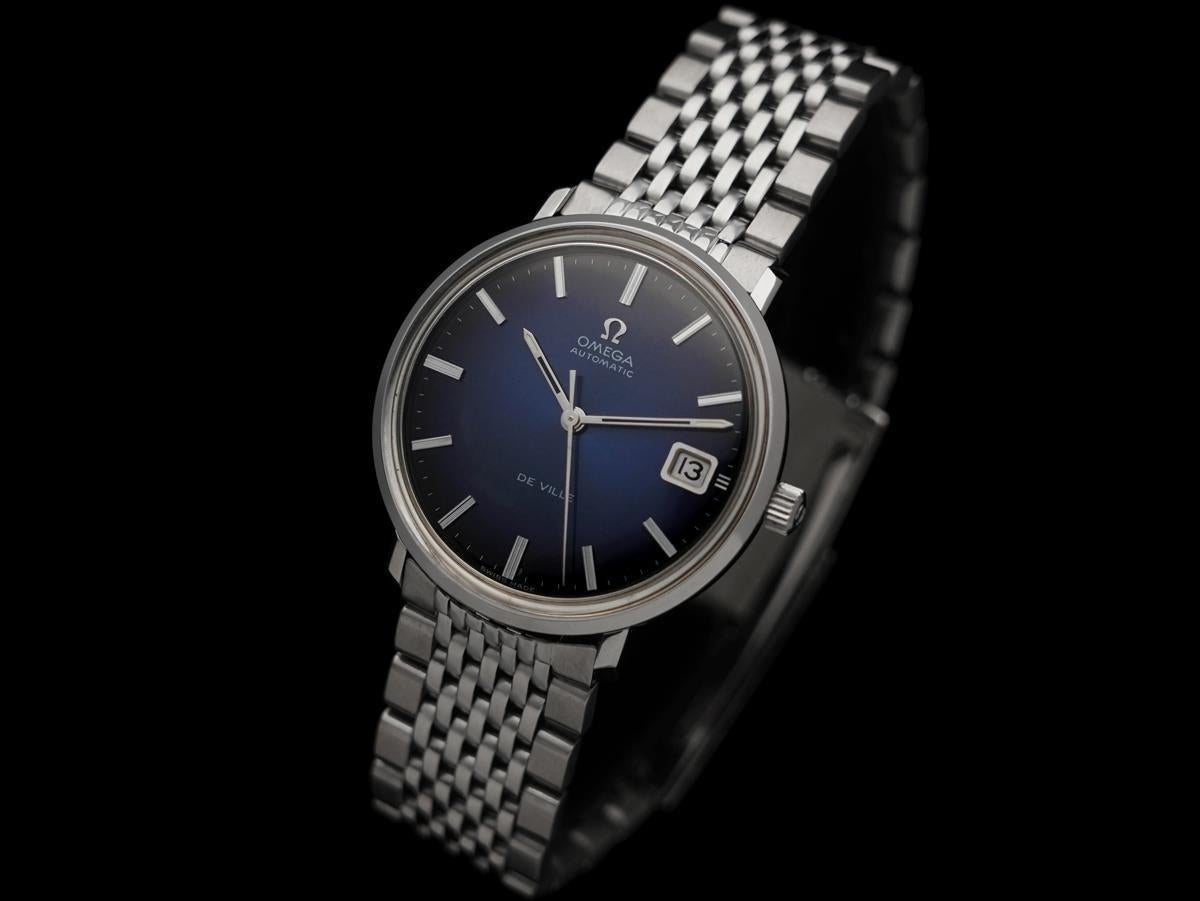 1969 Omega De Ville Vintage Hombre Cal. 565 Reloj Automático - Acero inoxidable en Excelente estado para la venta en Suwanee, GA