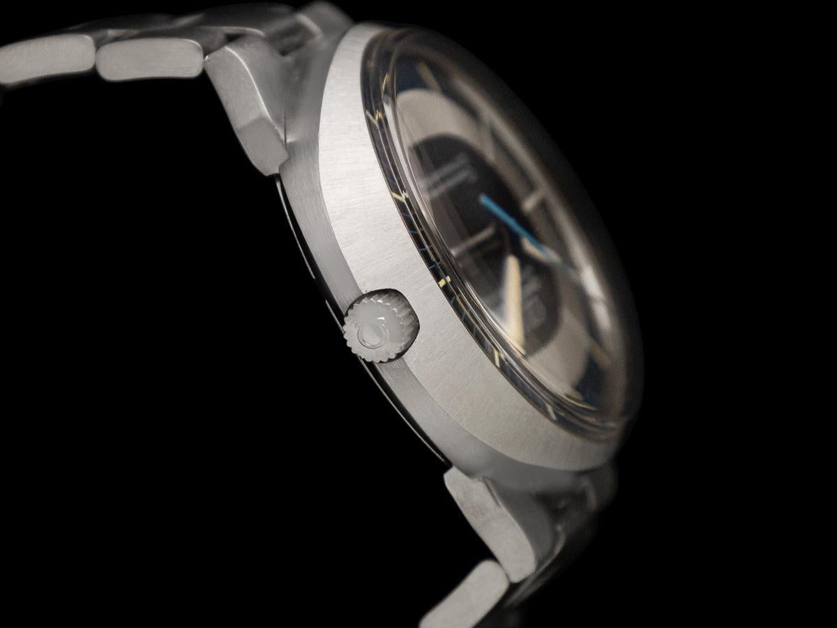 1969 Omega Dynamic Vintage Herren Kal. 752 Day Date Uhr - Edelstahl im Angebot 1