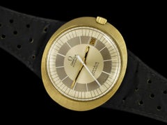 1969 Omega Dynamic Vintage Mens First Generation Watch - 18K Gold Plated & SS