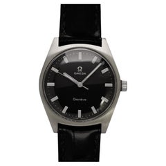1969 Omega Geneve Vintage Mens Waterproof Style Classic Watch - Stainless Steel