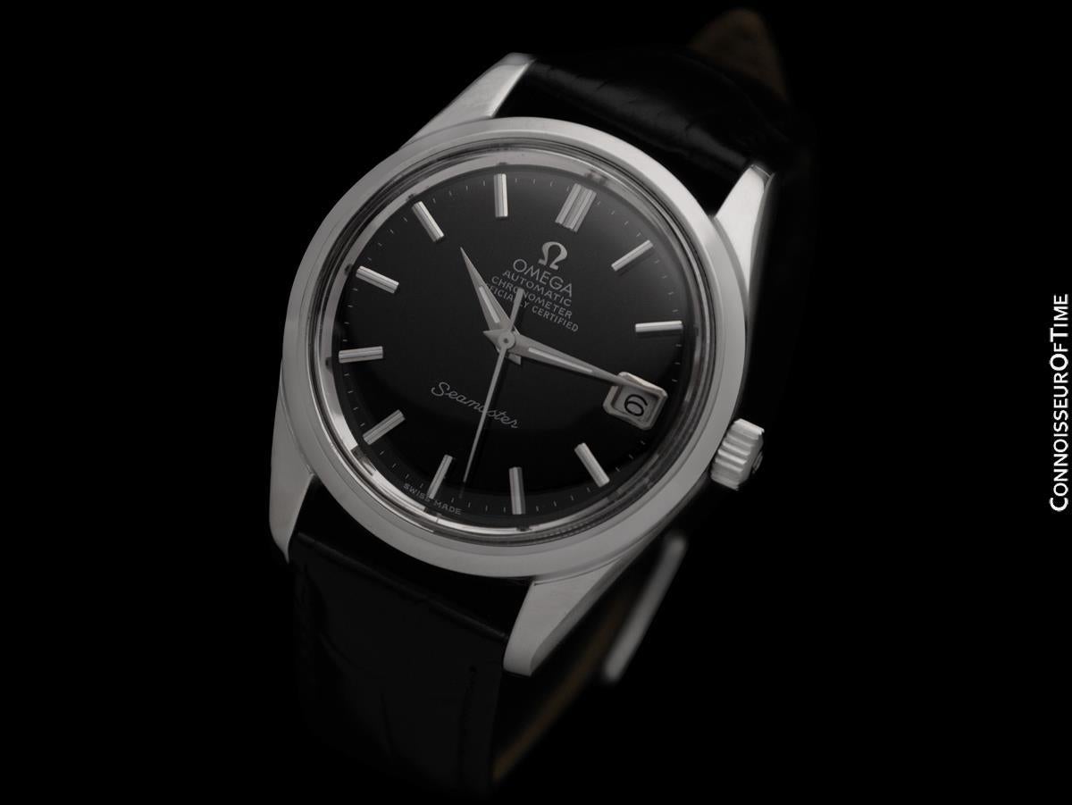 Omega Seamaster Chronometer Vintage Mens Cal. 564 Montre en acier inoxydable, 1969 Excellent état - En vente à Suwanee, GA