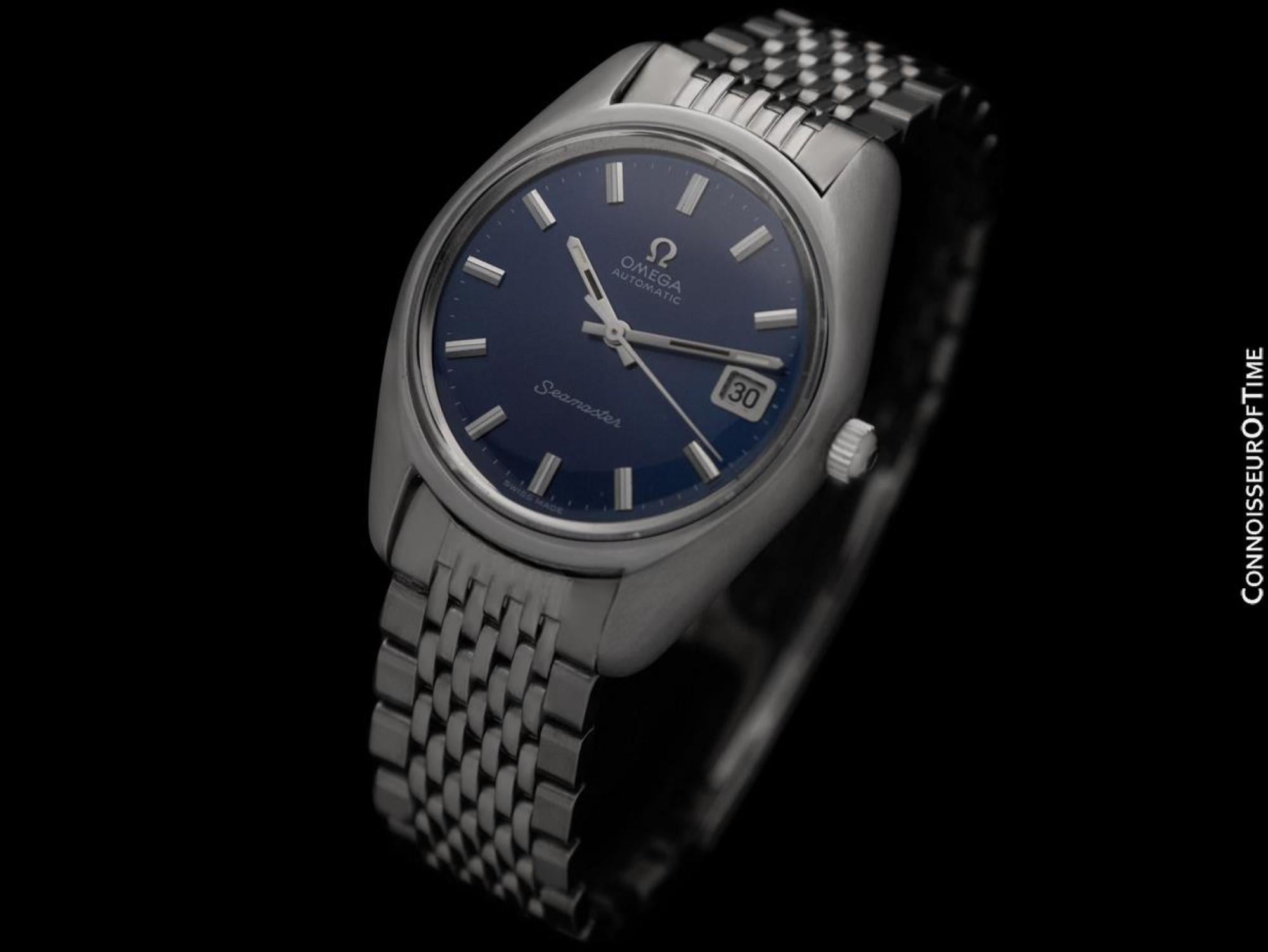 Men's 1969 OMEGA SEAMASTER Mens Vintage Cal. 565 Stainless Steel Watch For Sale