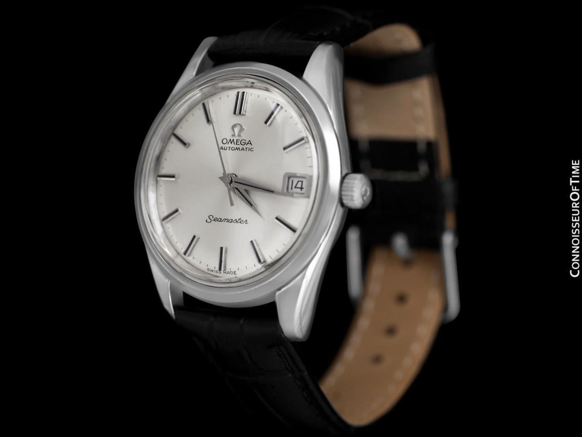 1969 Omega Seamaster Uomo Vintage Cal. 565, automatico, data - SS In condizioni ottime in vendita a Suwanee, GA
