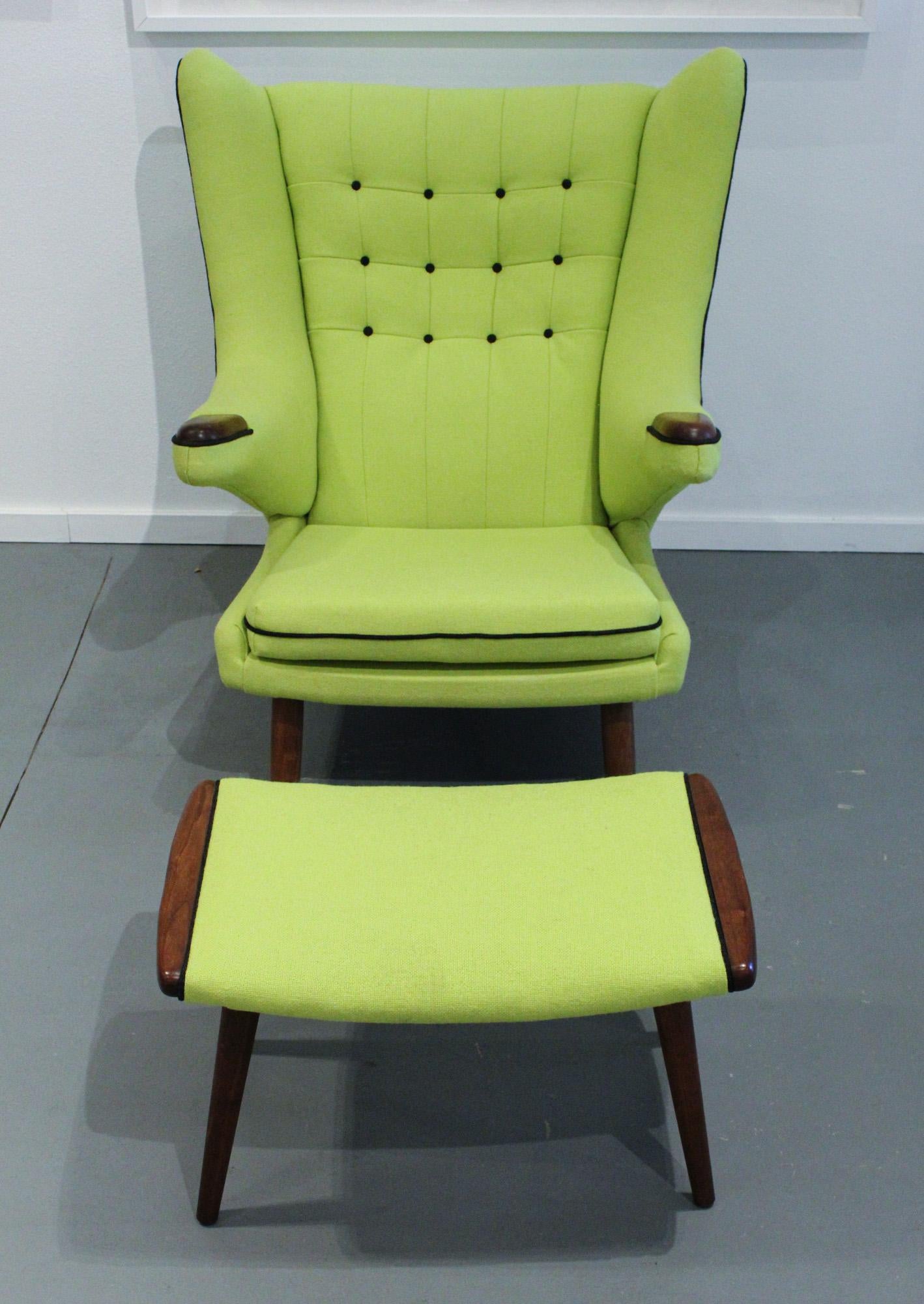 Mid-Century Modern 1969 Papa Bear Lounge Chair by Danica Domus Denmark