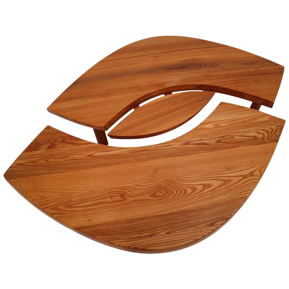 1969 Pierre Chapo T22 Eye-Shaped Coffee Table Model "L'OEIL"