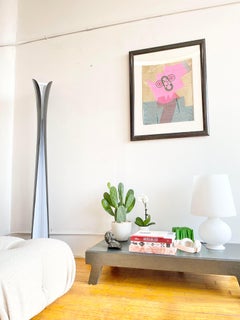 1969 "Plastik-Plastik" Postmodern Dada Style Screen Print by Enrico Baj, Framed