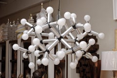 1969 Robert Haussman Aluminum Atomic Suspension Light 'Two Available'