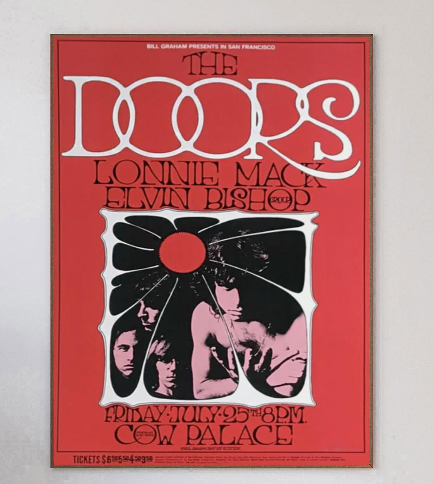 1969 The Doors - Cow Palace Original Vintage Poster For Sale at 1stDibs