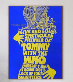 1969 The Who - Premier of Tommy - Ronnie Scotts Original Vintage Poster