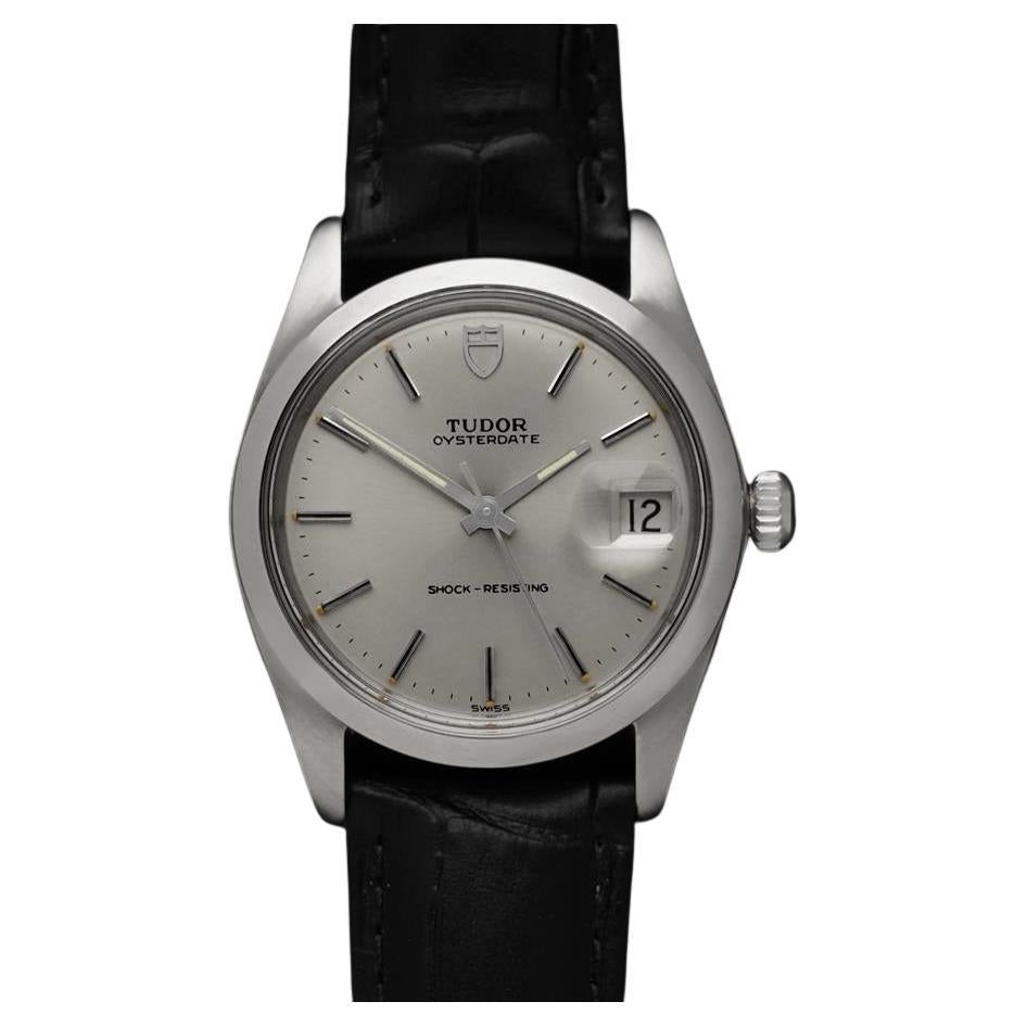 1969 Tudor (Rolex) Oysterdate Vintage Mens Ref. 7992 Watch - Stainless Steel For Sale