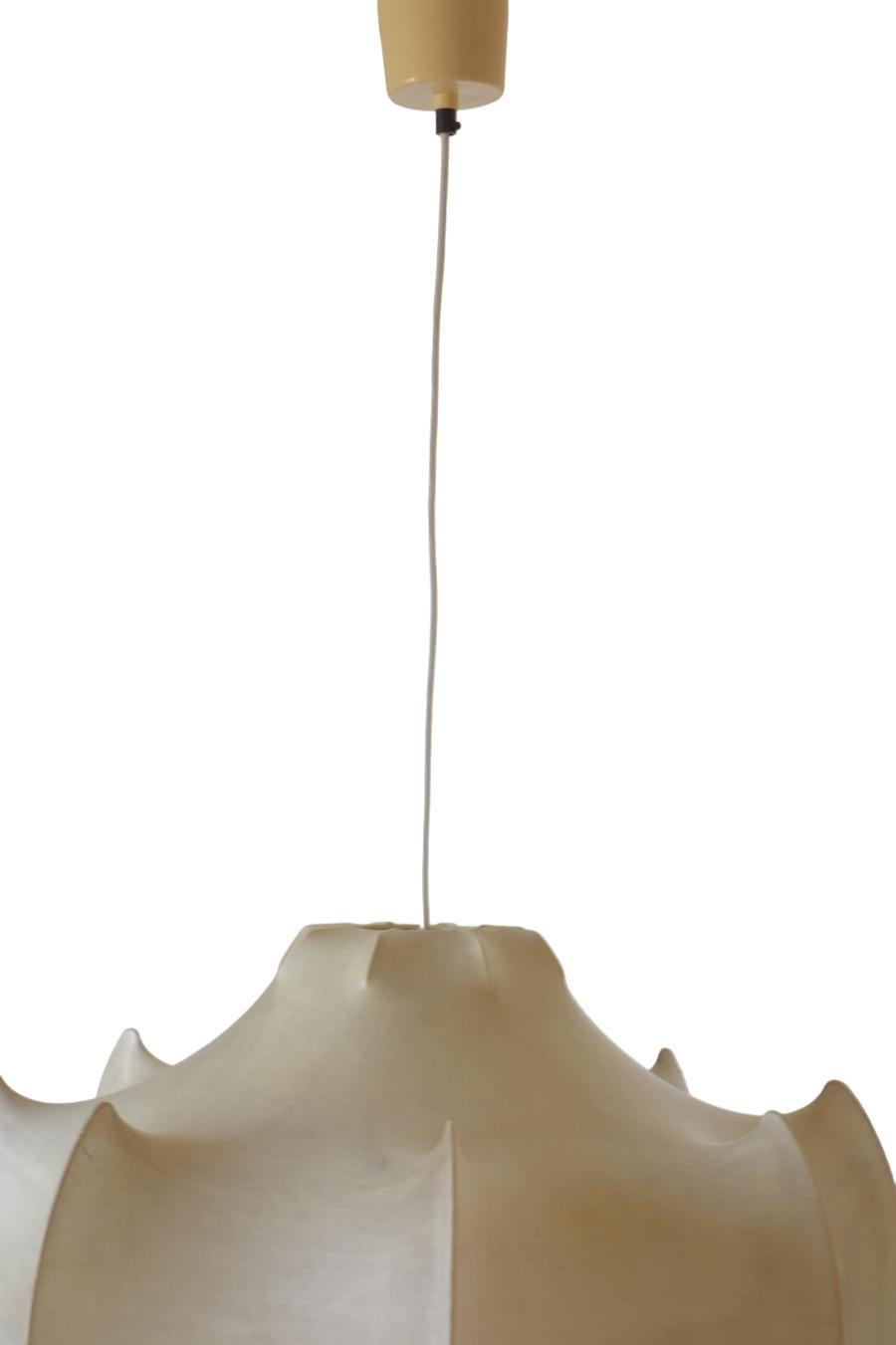 Italian 1960 Viscontea Flos Achille e Pier Giacomo Castiglioni Vintage Cocoon Lampada For Sale