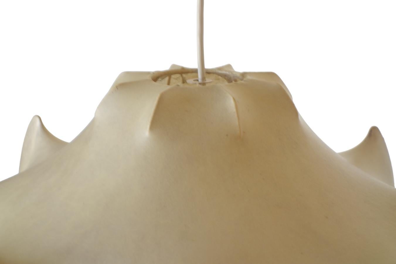 Italian 1960 Viscontea Flos Achille e Pier Giacomo Castiglioni Vintage Cocoon Lampada For Sale