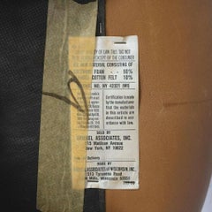 1969 Ward Bennett for Brickel Associates Bumper Desk Chair in Leather