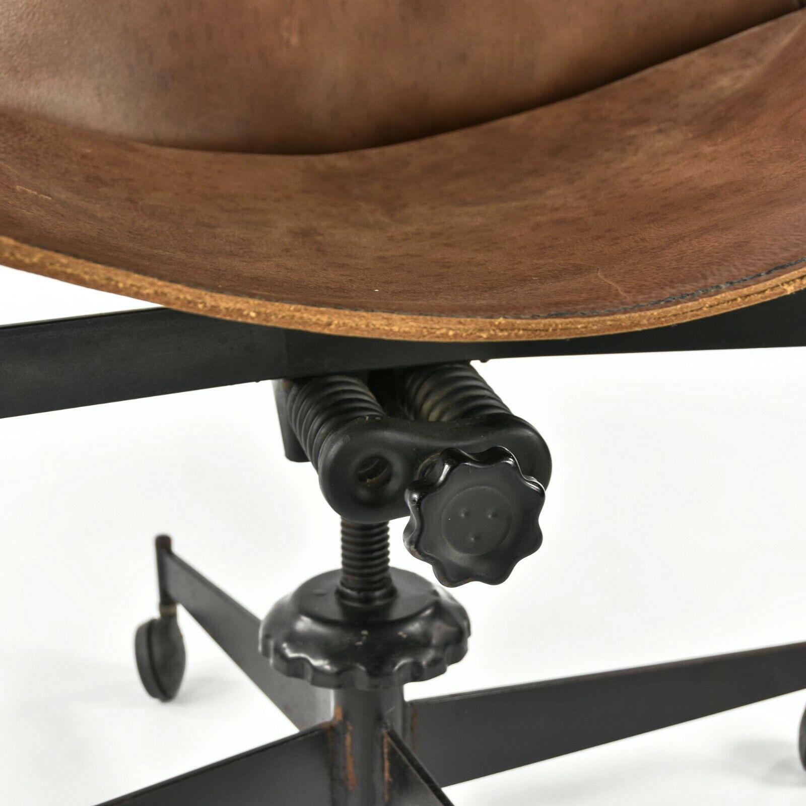 1969 William Katavolos Swivel K Chair Schreibtischstuhl für Leathercrafter mit Sling im Angebot 3