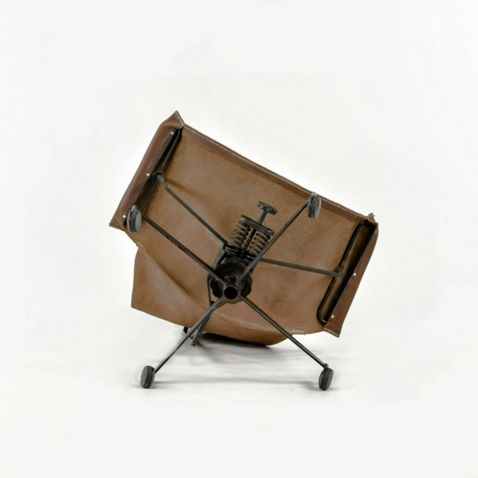 1969 William Katavolos Swivel K Chair Schreibtischstuhl für Leathercrafter mit Sling im Angebot 1