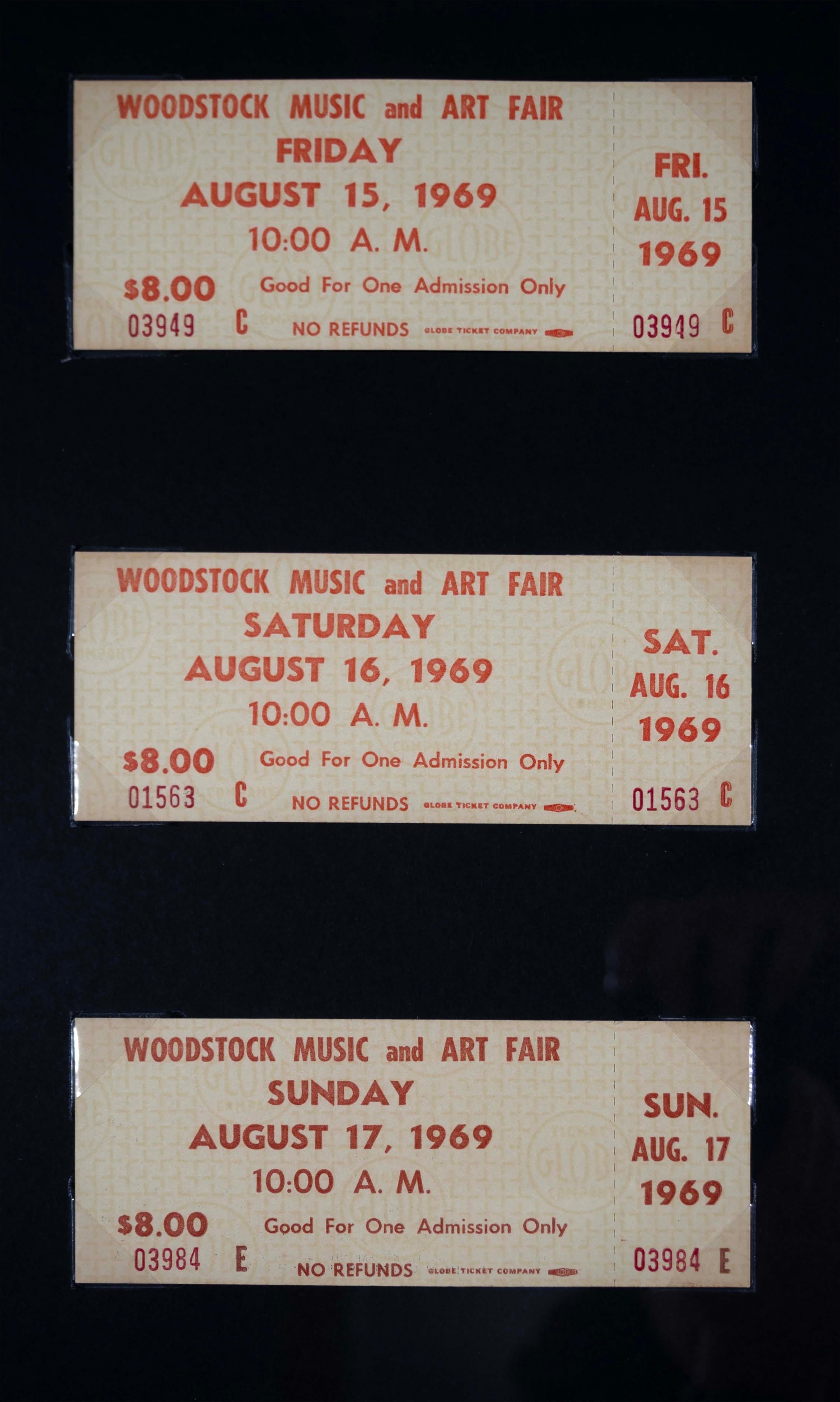 Milieu du XXe siècle Mémoires de Woodstock originales et The Experience, 1969 en vente