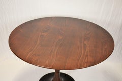 1969s Beech Round Dining Table, Czechoslovakia