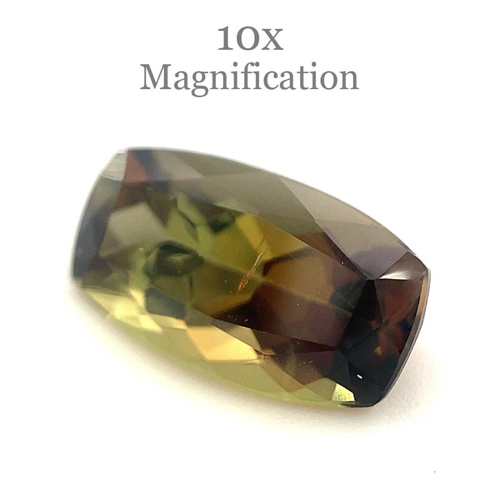 Women's or Men's 1.96ct Cushion Andalusite GIA Certified For Sale