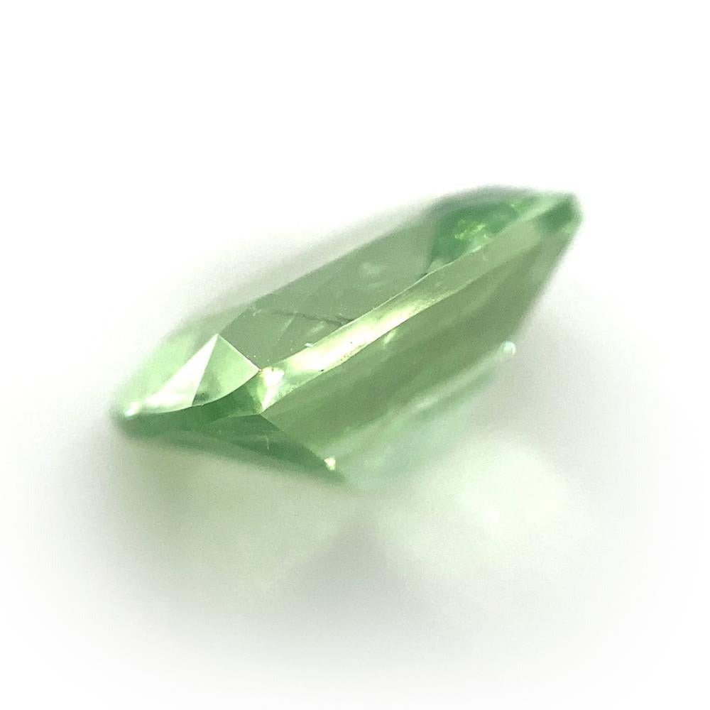 1.96ct Cushion Vivid Mint Green Garnet from Merelani, Tanzania In New Condition For Sale In Toronto, Ontario
