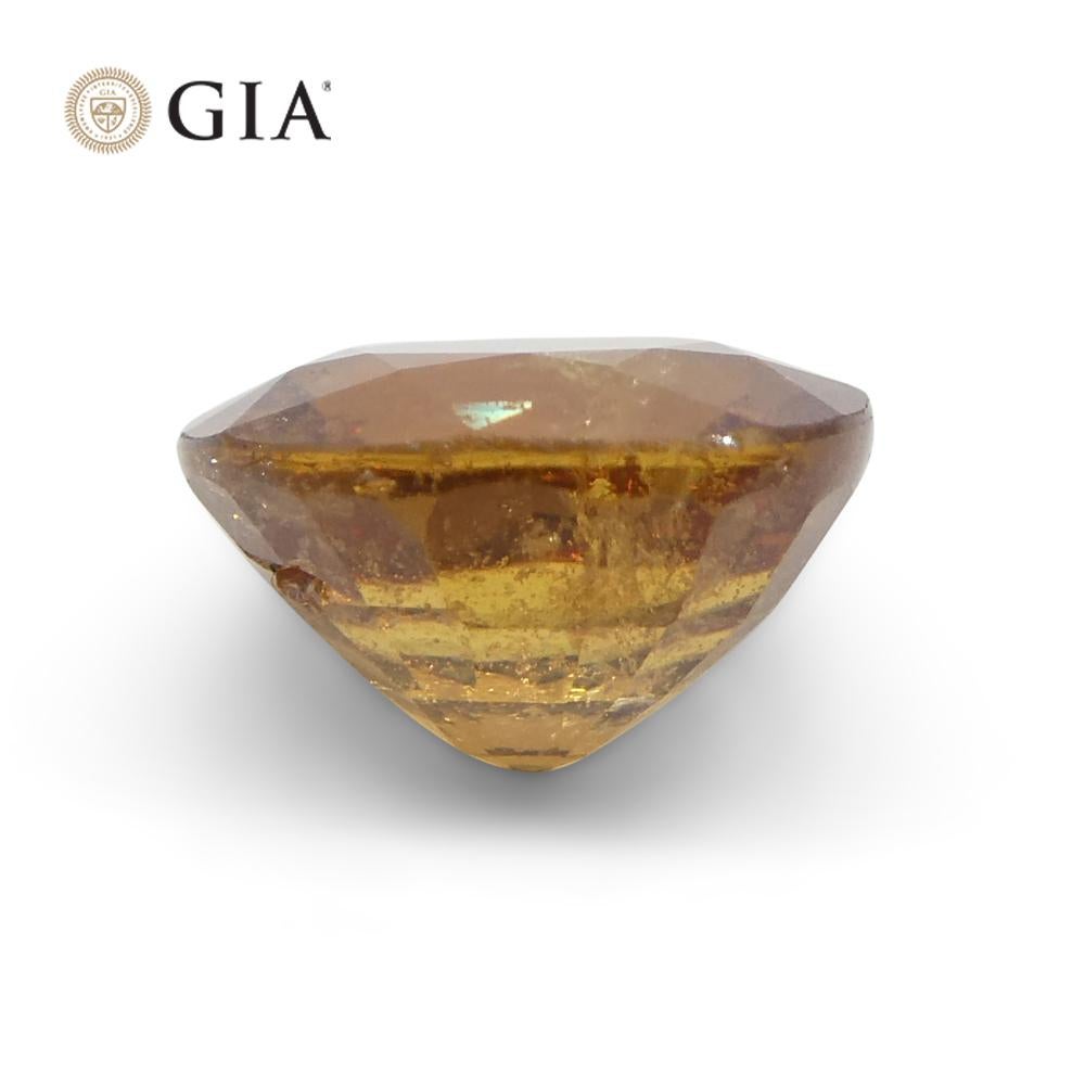 1.96ct Oval Brownish Pinkish Orange Sapphire GIA Certified Madagascar   For Sale 5